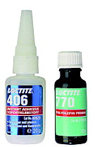 Loctite 406 + 770 - Adeziv rapid pentru plastic - 20+10 gr.