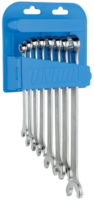 Set chei combinate IBEX suport plastic 8 piese - 129 PH - Clic pe imagine pentru inchidere